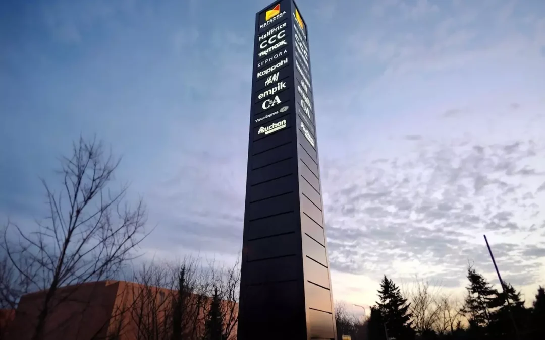 Jak wysoki może być pylon reklamowy?