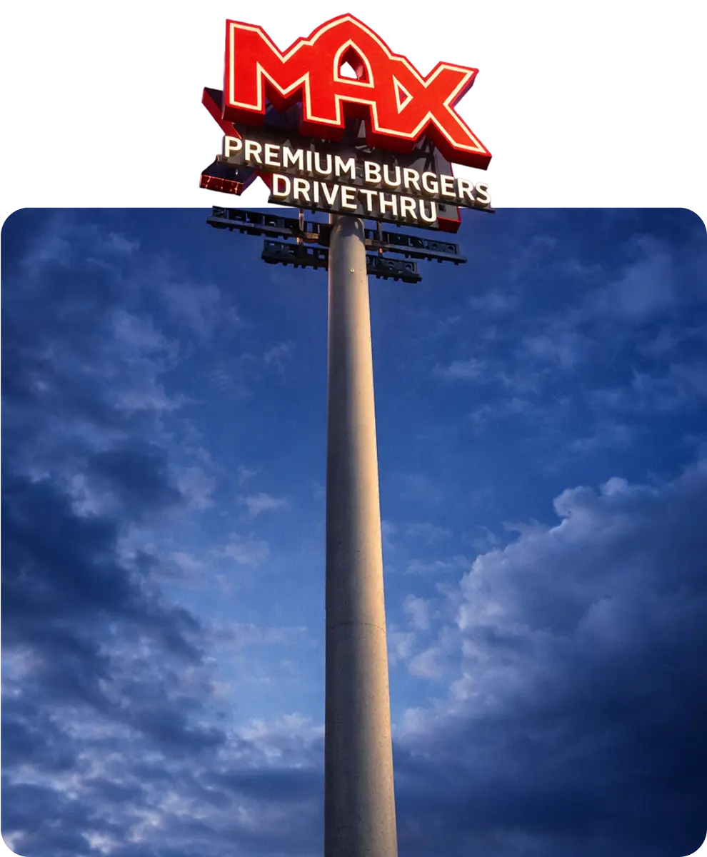 MAX Premium Burgers - Pylon MAX Premium Burgers - Pylon