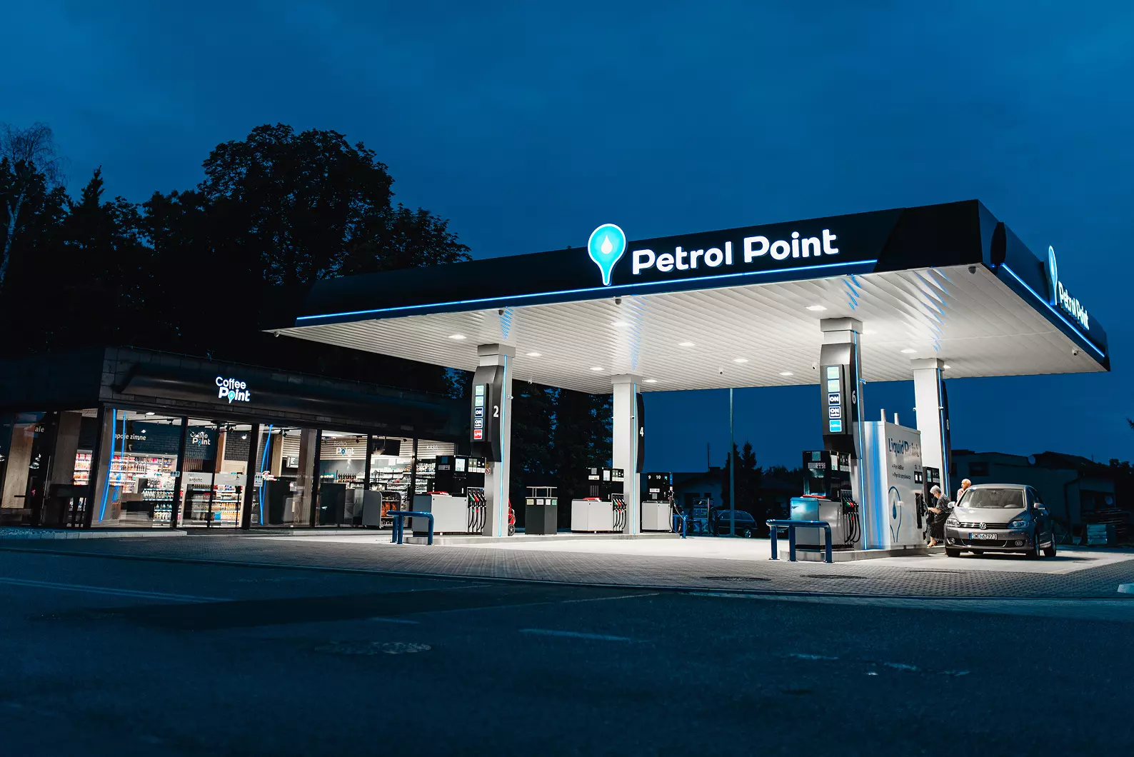 Zdjęce realizacji stacji paliw Petrol Point